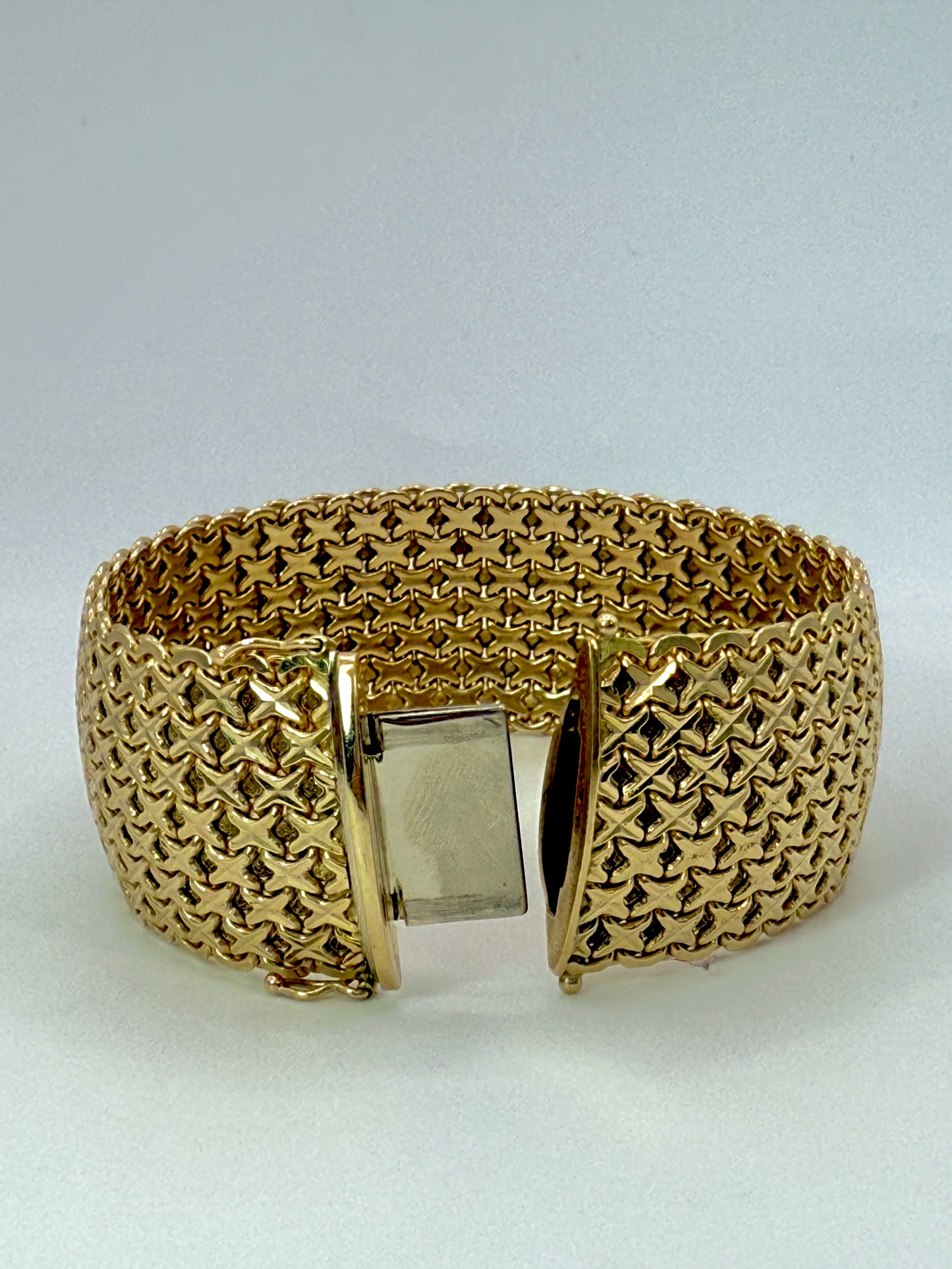 Heavy Italian Link Bracelet XO
