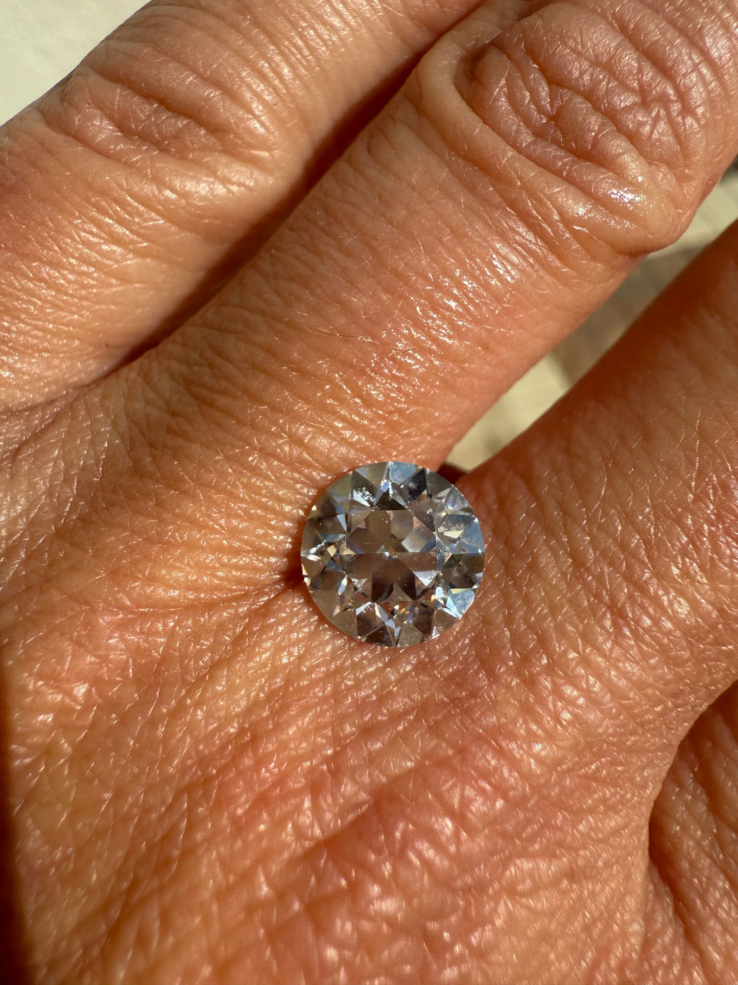 3.04ct European Cut Lab Diamond D VVS2 EX EX
