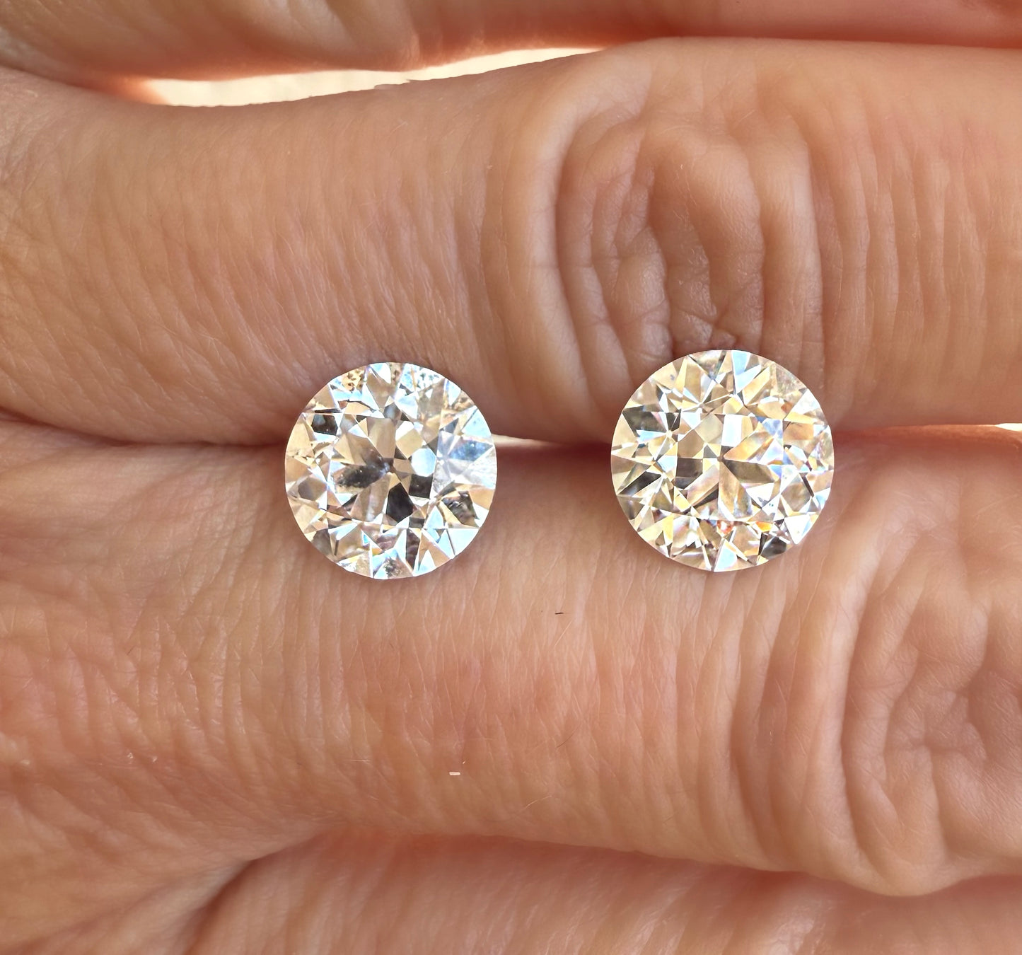 3.05ct European Cut Lab Diamond E VS1 EX EX