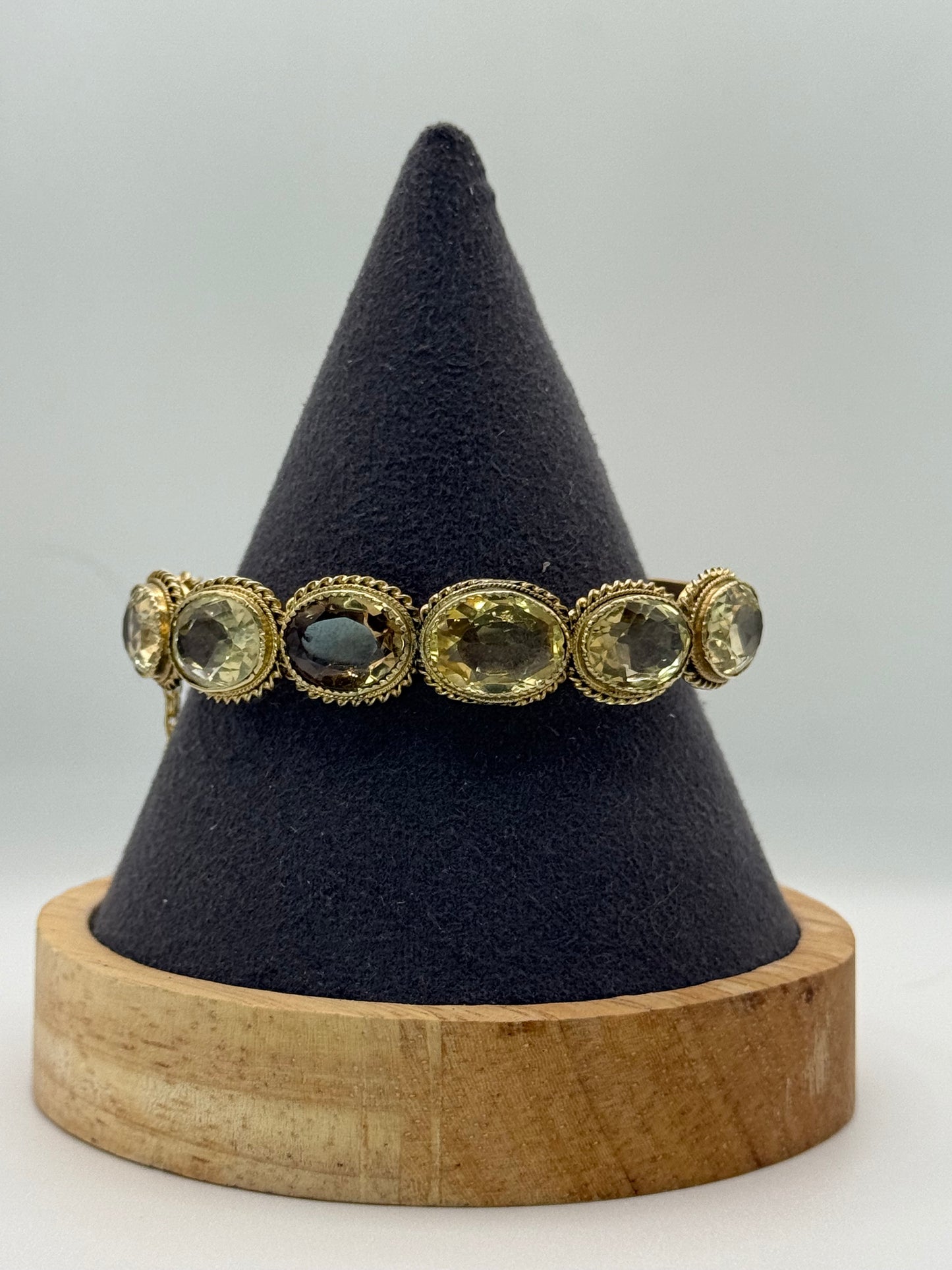 Antique Citrine Bangle