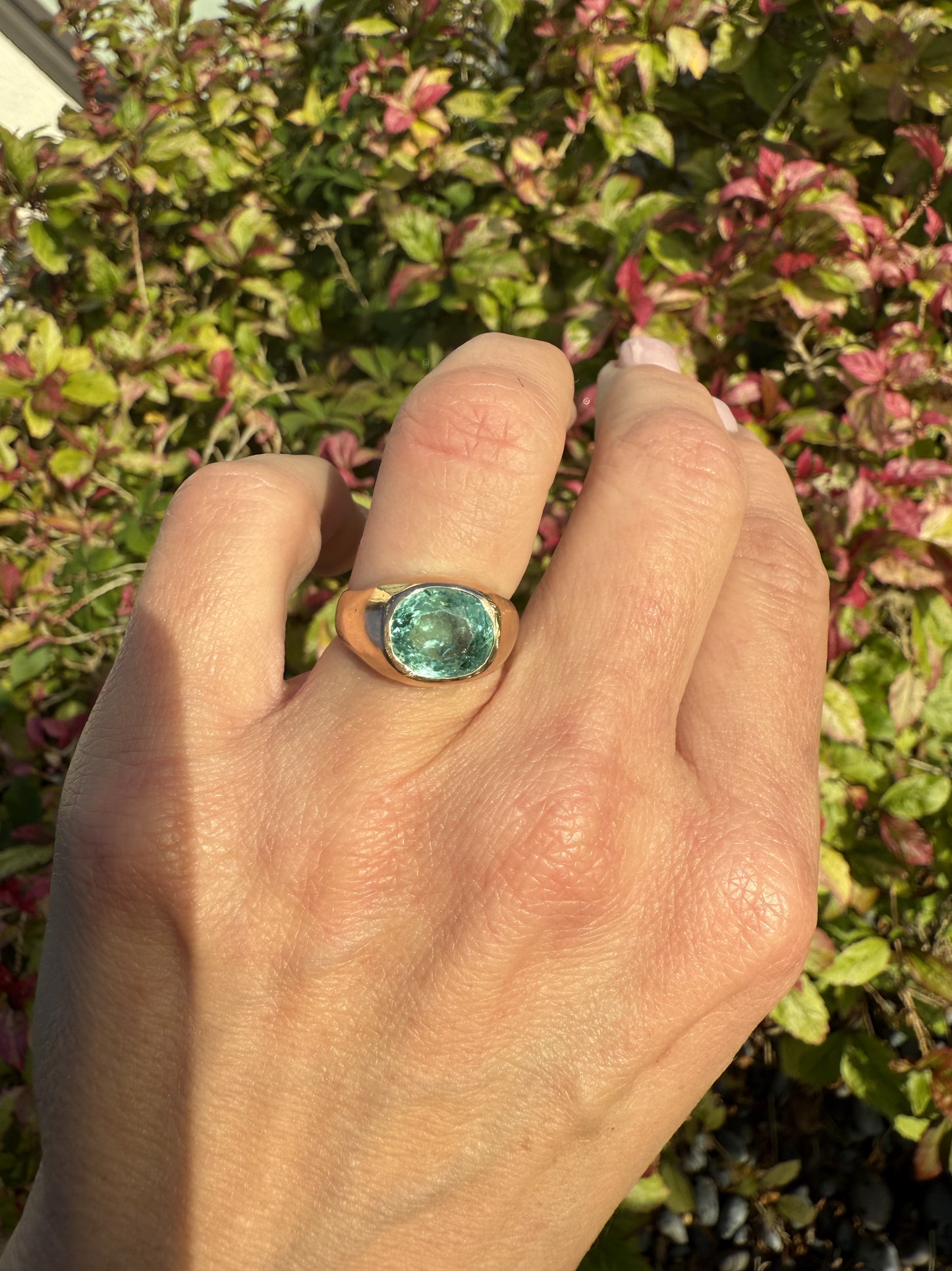 Pariba Colored Tourmaline Ring