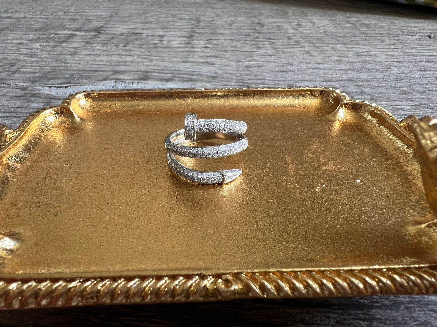 Diamond Nail Ring