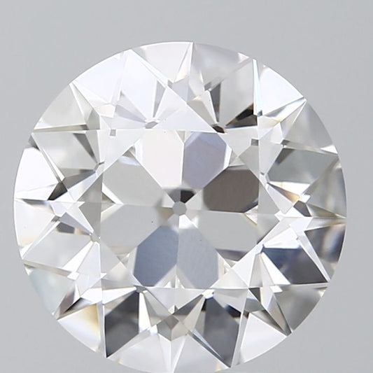 3.04ct European Cut Lab Diamond D VVS2 EX EX