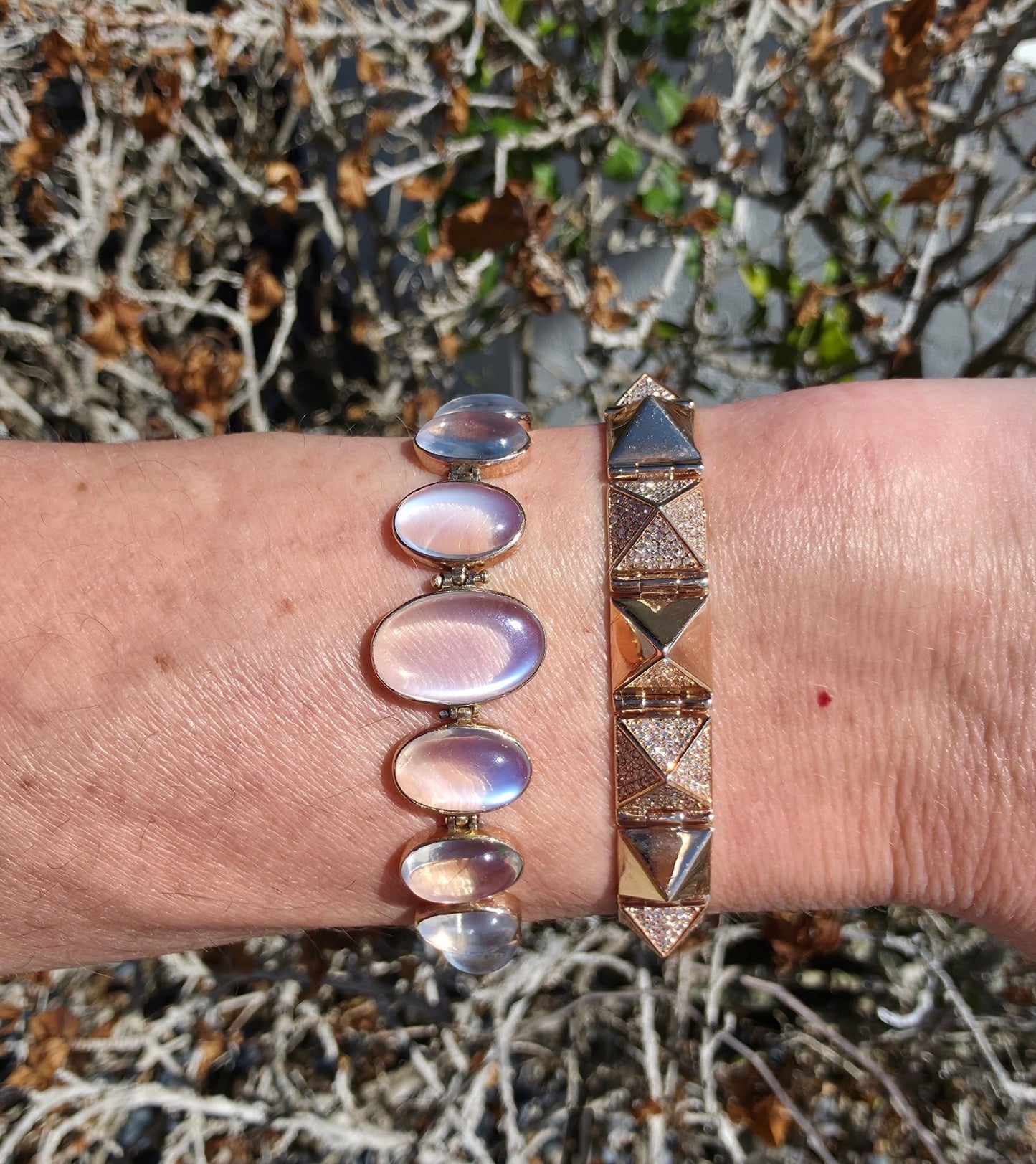 Edwardian Blue Moonstone Bracelet