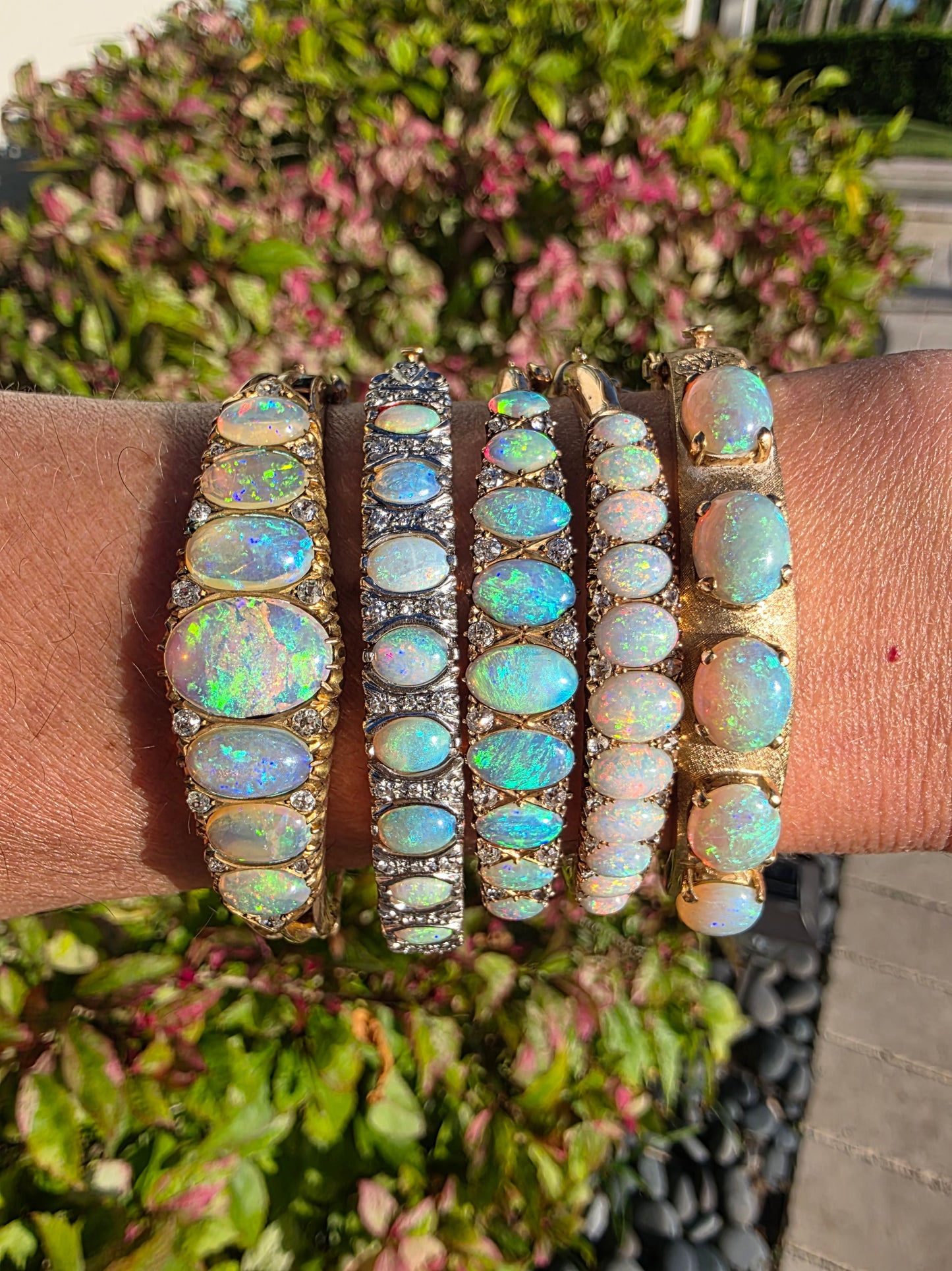 Australian Opal Victorian Bangle