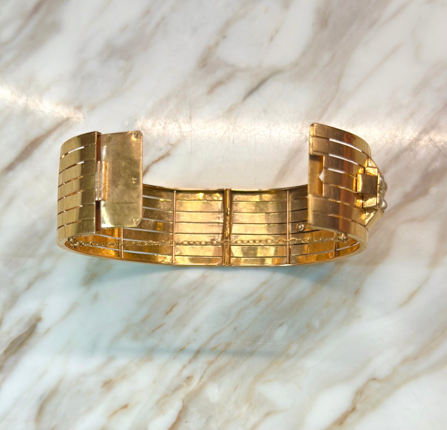 Victorian 18K French Bangle