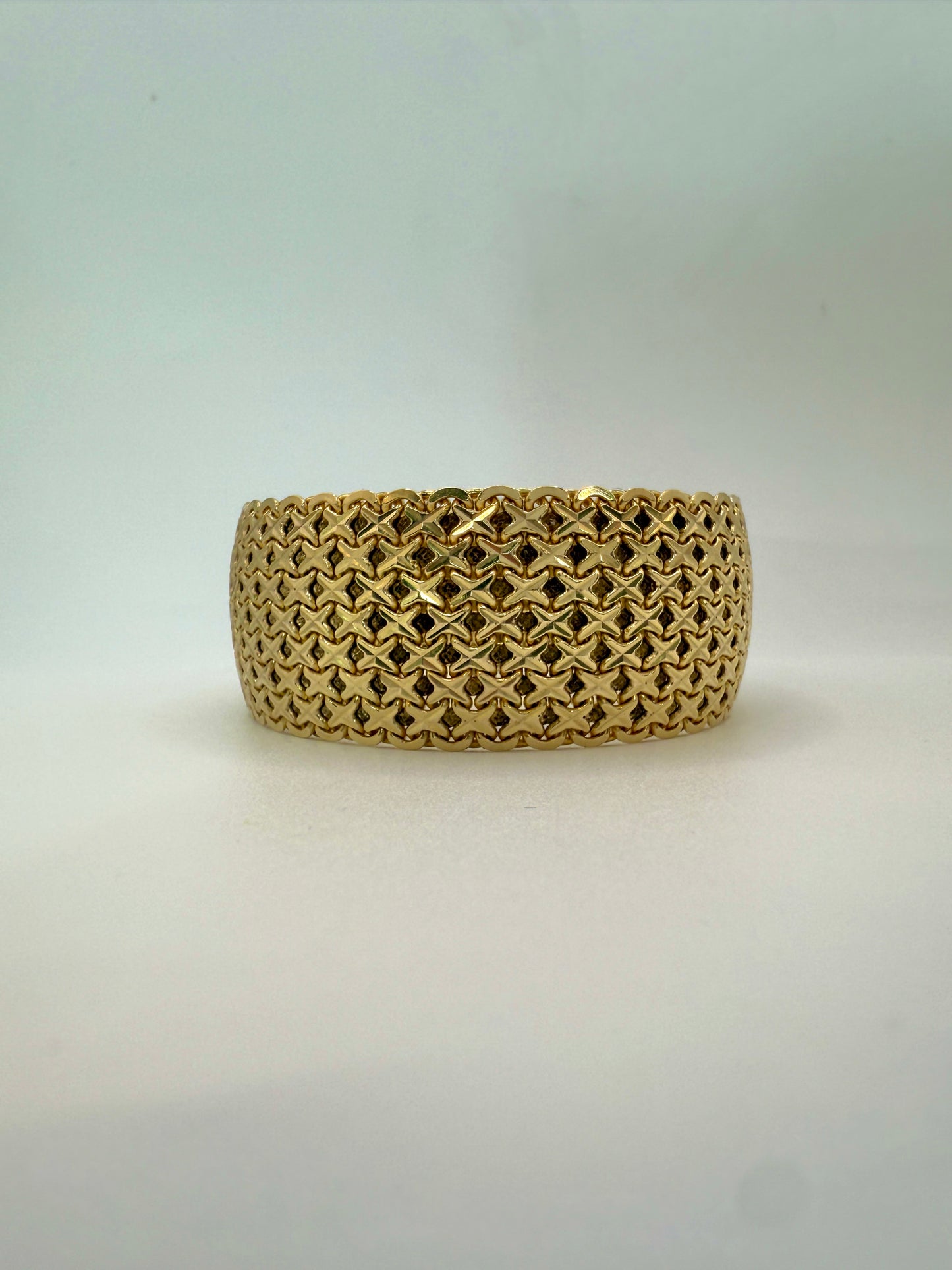 Heavy Italian Link Bracelet XO 