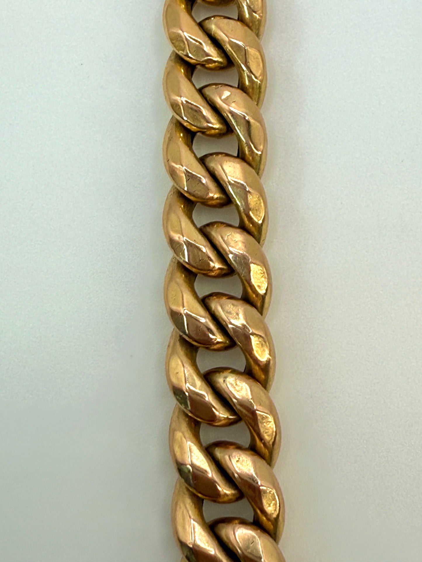 French 18K Curb Bracelet