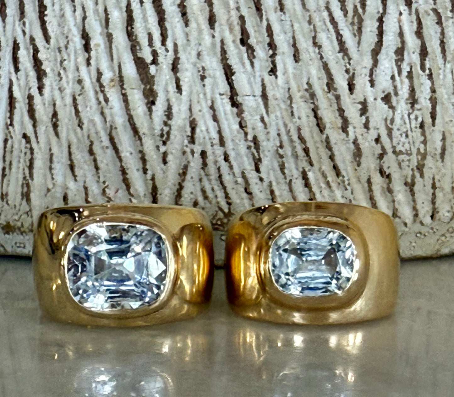 5ct Aquamarine Cigar Band