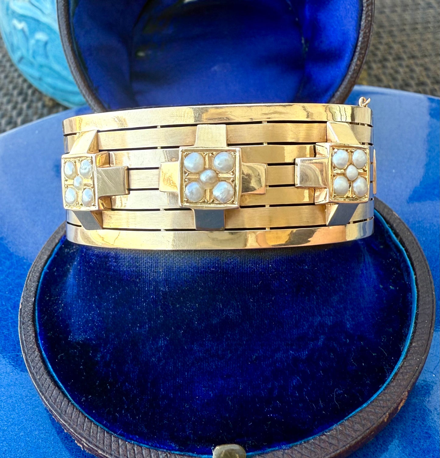 Victorian 18K French Bangle