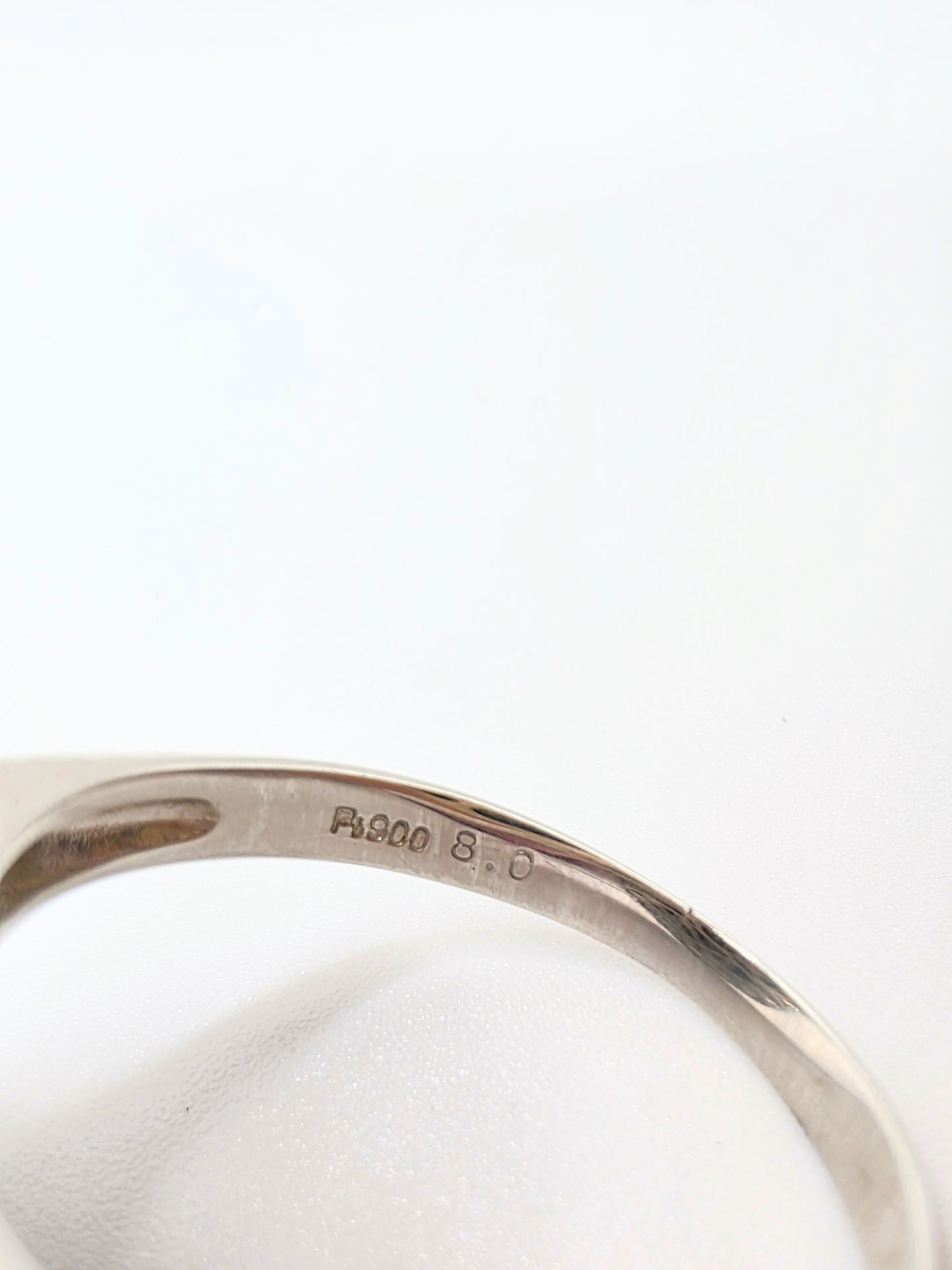 8ct Australian Opal RIng with Diamond Halo set in Platinum