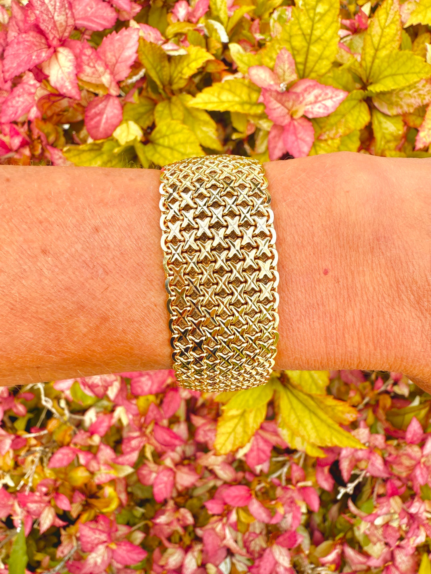 Heavy Italian Link Bracelet XO 