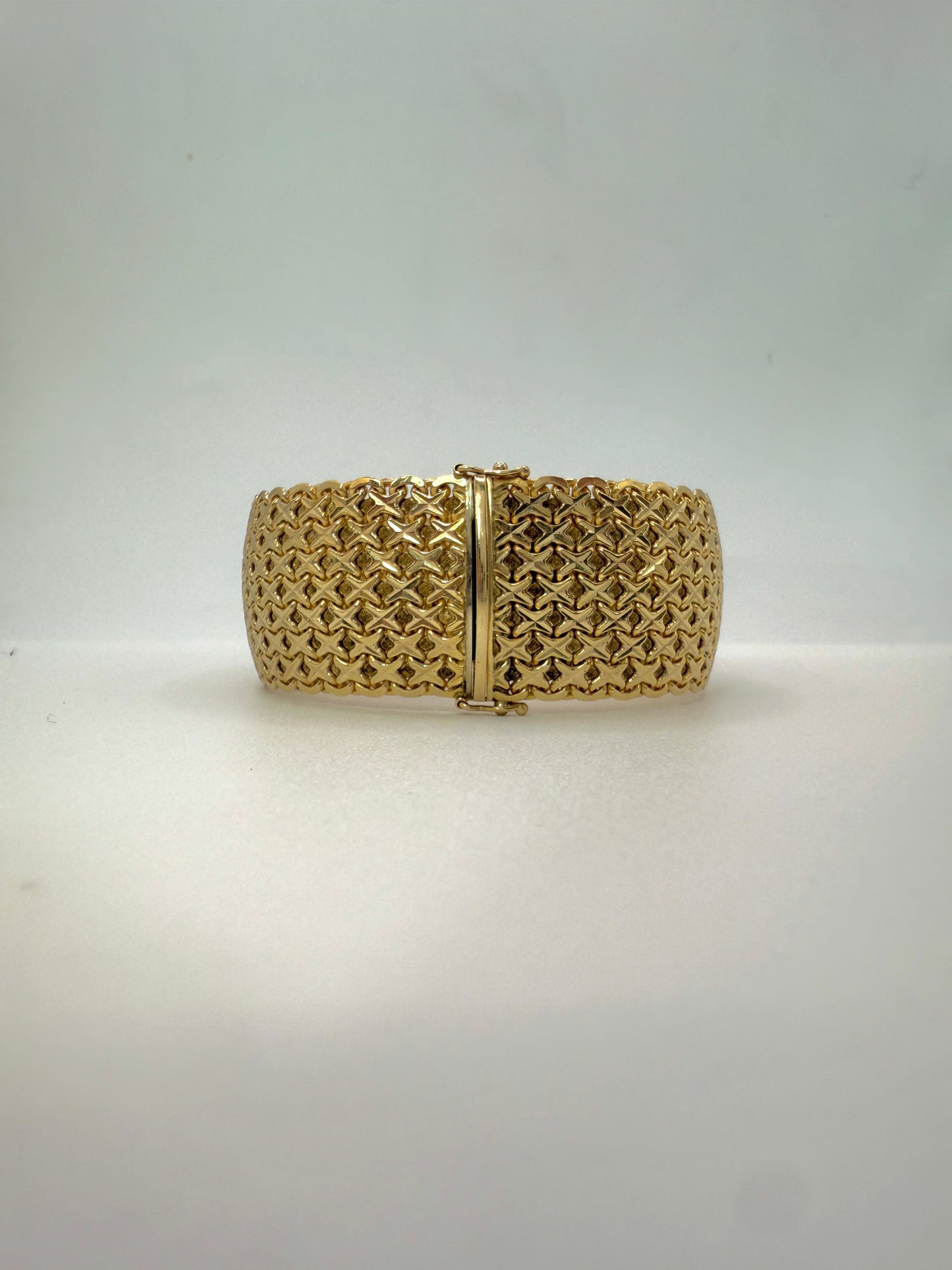 Heavy Italian Link Bracelet XO 