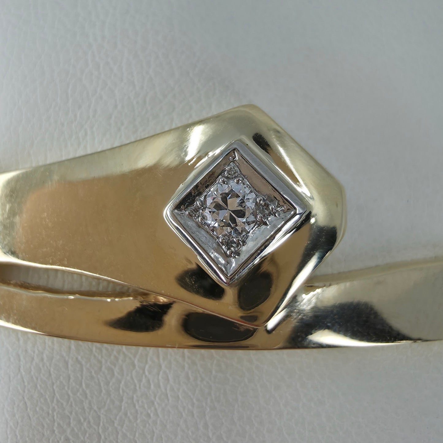 Antique Inspired Diamond Nail Bracelet