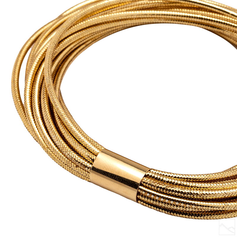 A designer 14K Multi-strand Bangle
