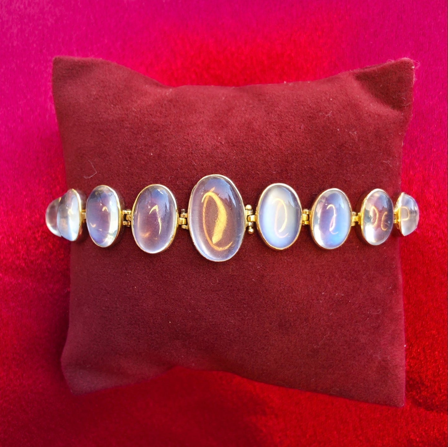 Edwardian Blue Moonstone Bracelet