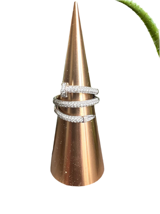 Diamond Nail Ring