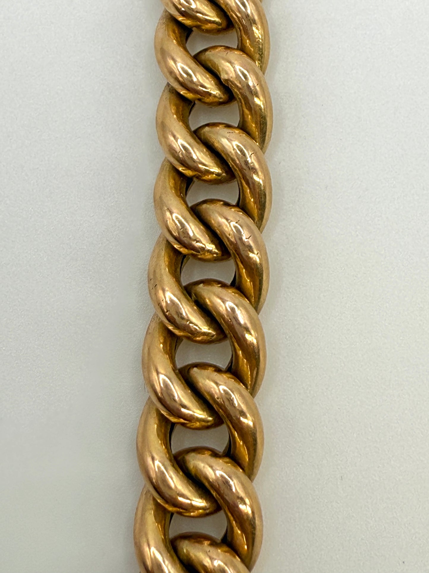 French 18K Curb Bracelet