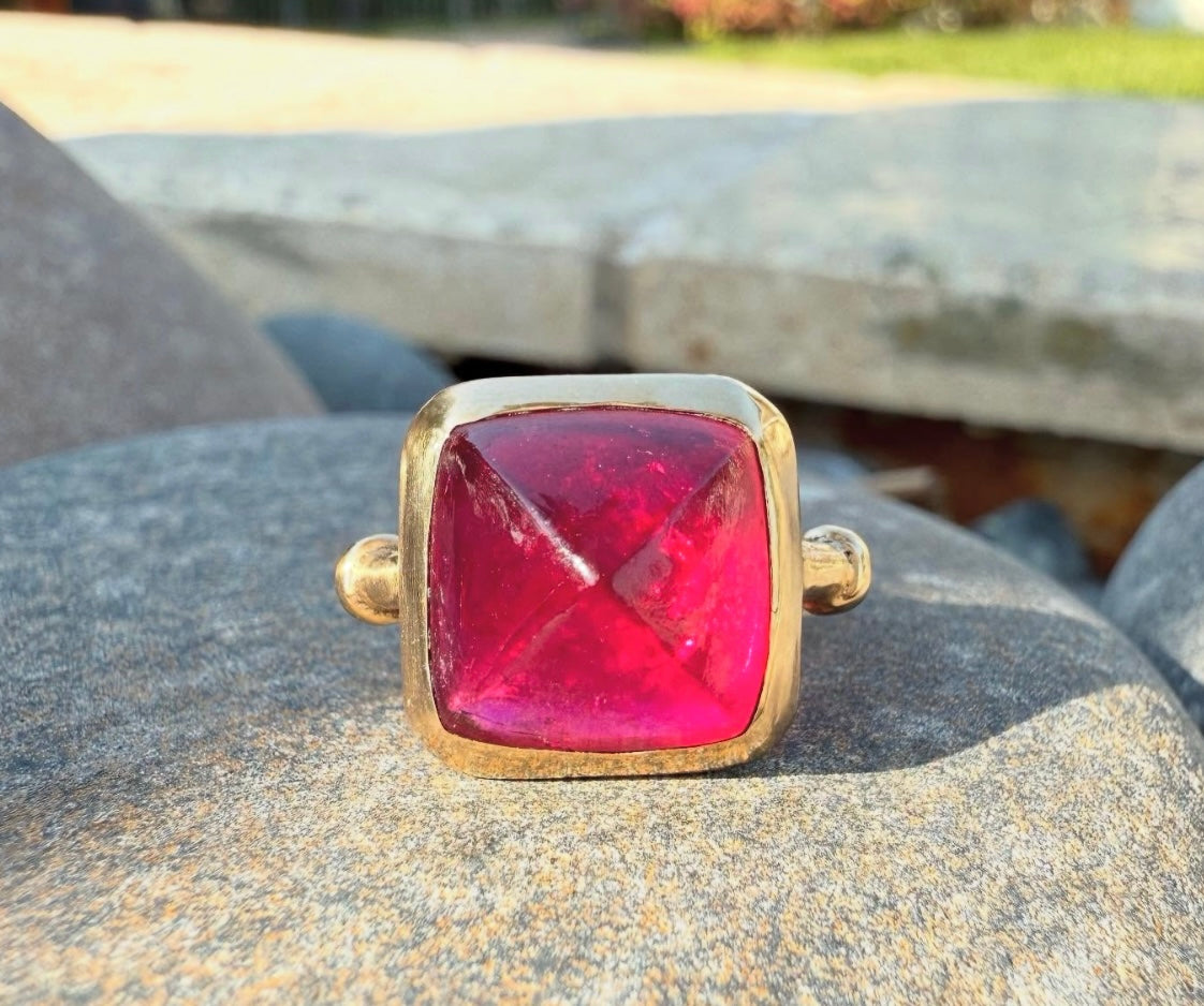6ct Sugarloaf Rubellite Tourmaline