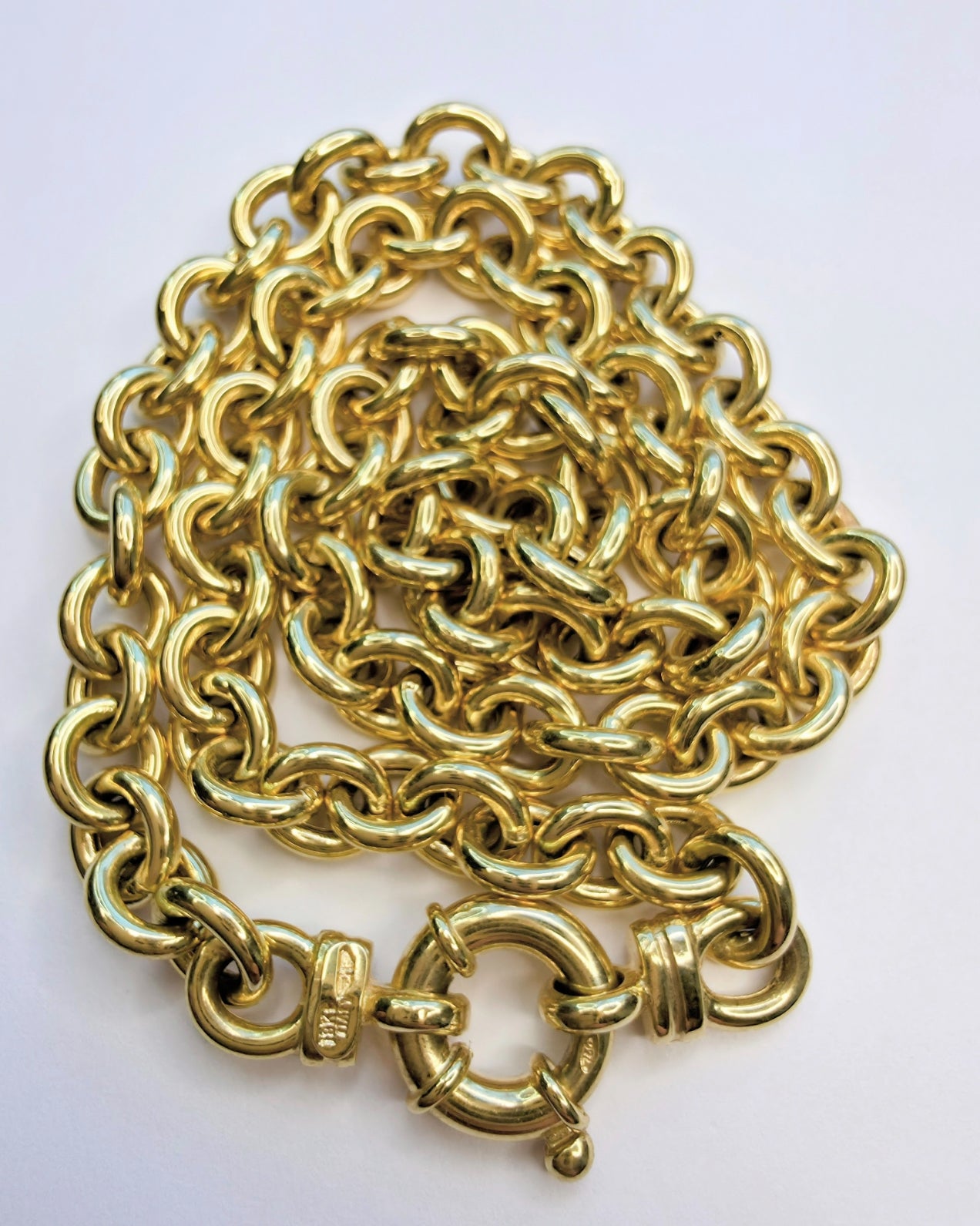 18k gold Cable Chain