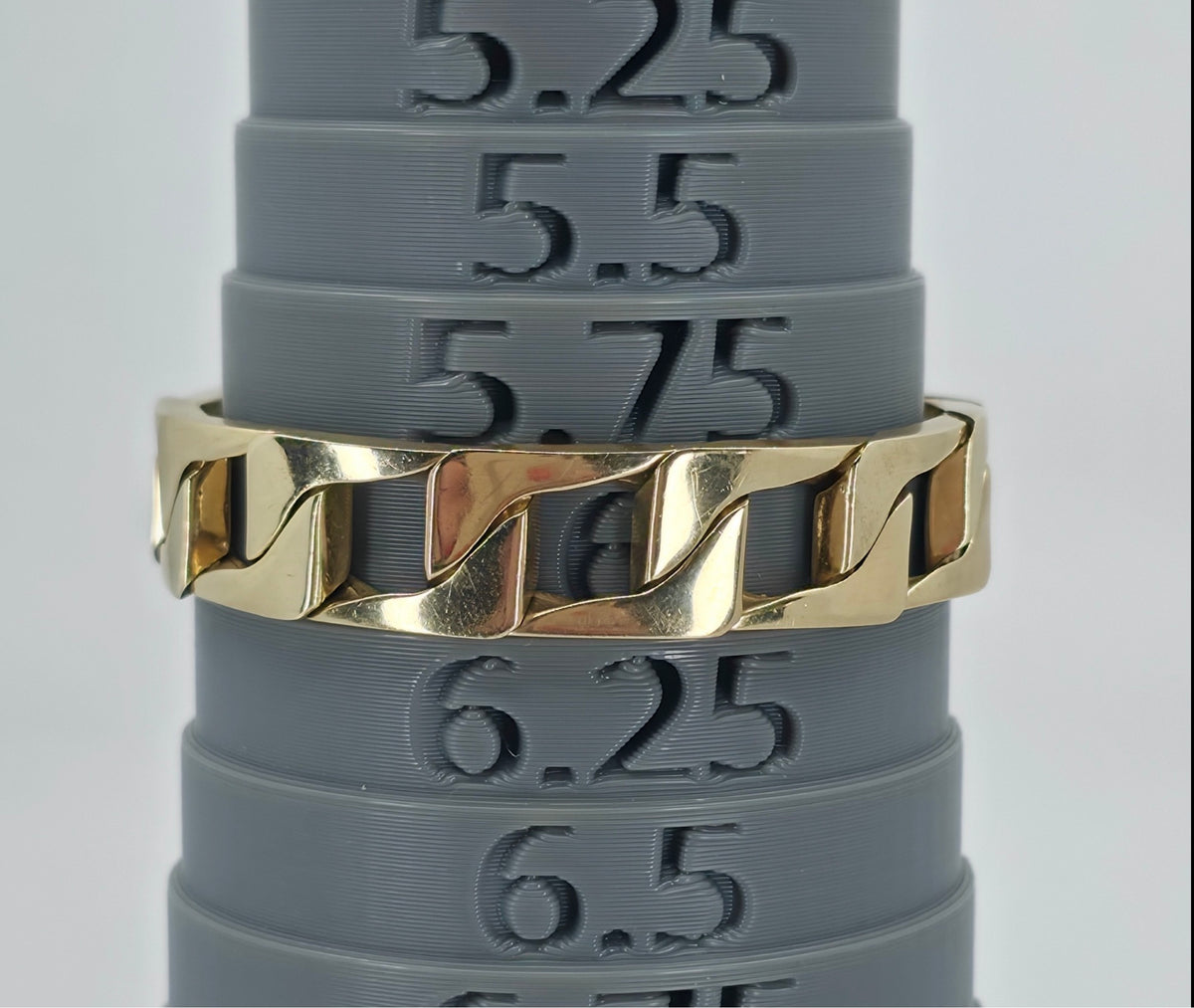 Vintage 14K Gold Flat Curb Bracelet – 44g