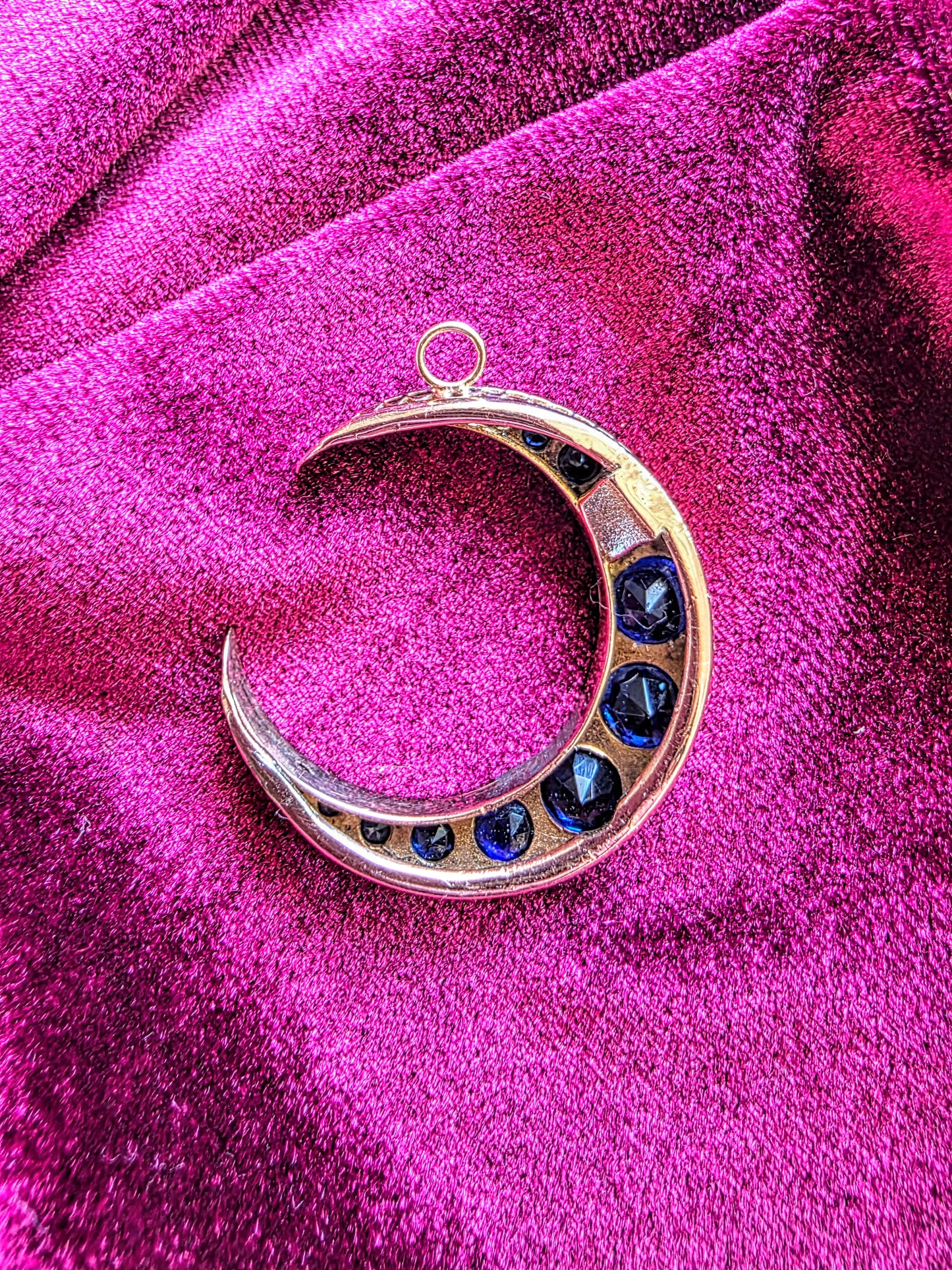 Antique Crescent Pendant