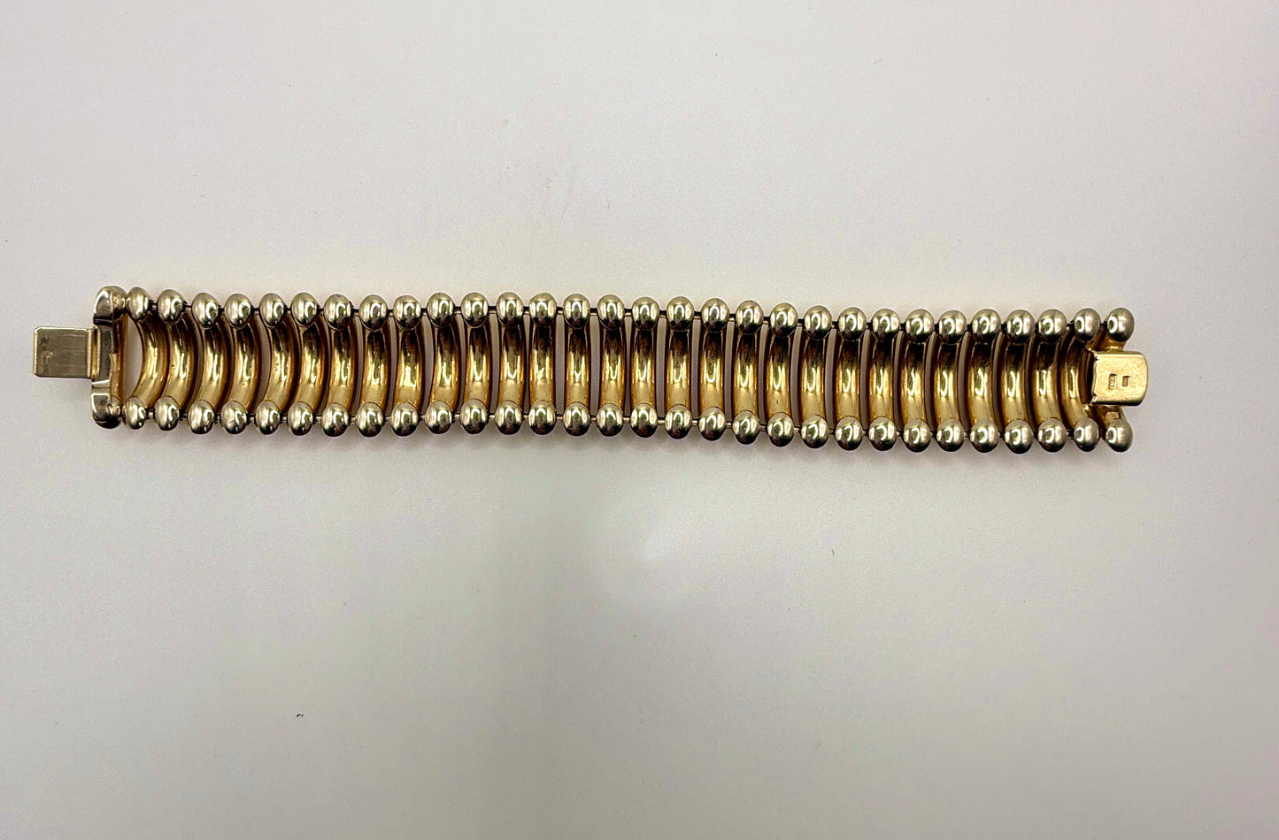 Large Gold Link Bracelet