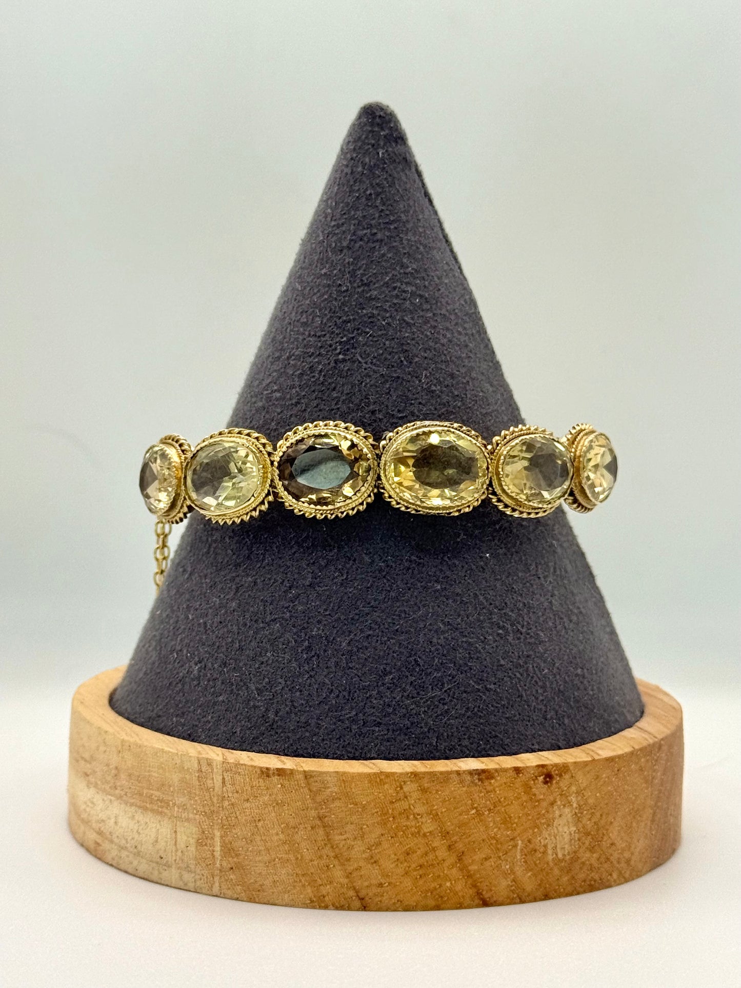 Antique Citrine Bangle