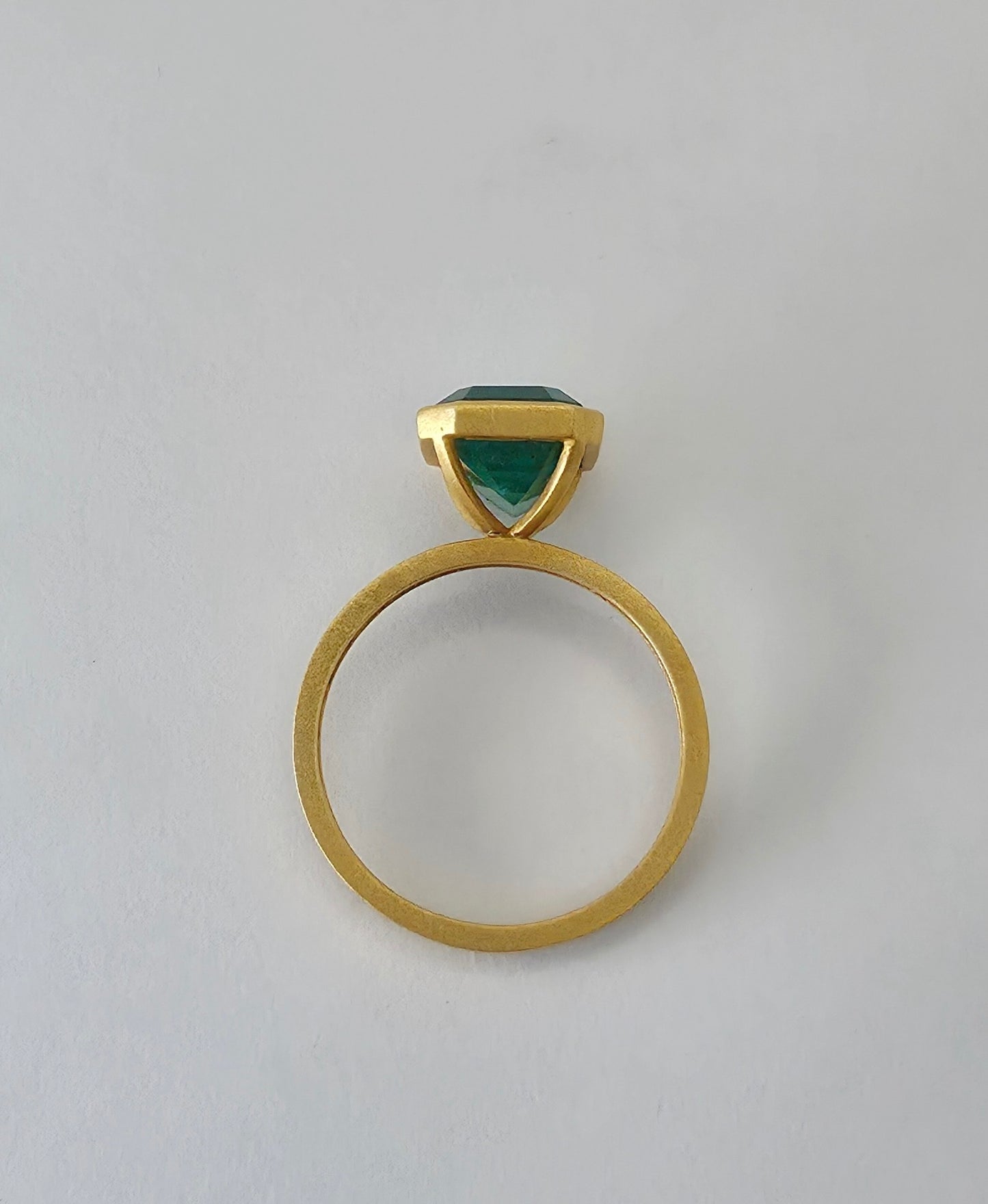 4.4 Carat Zambian Emerald Ring set in 18K (Copy)