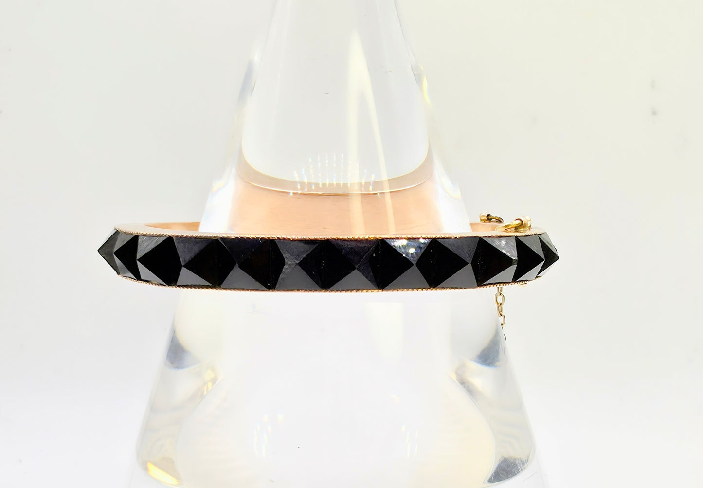 Victorian Onyx Pyramid Bangle