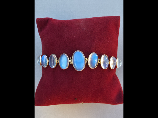 Edwardian Blue Moonstone Bracelet
