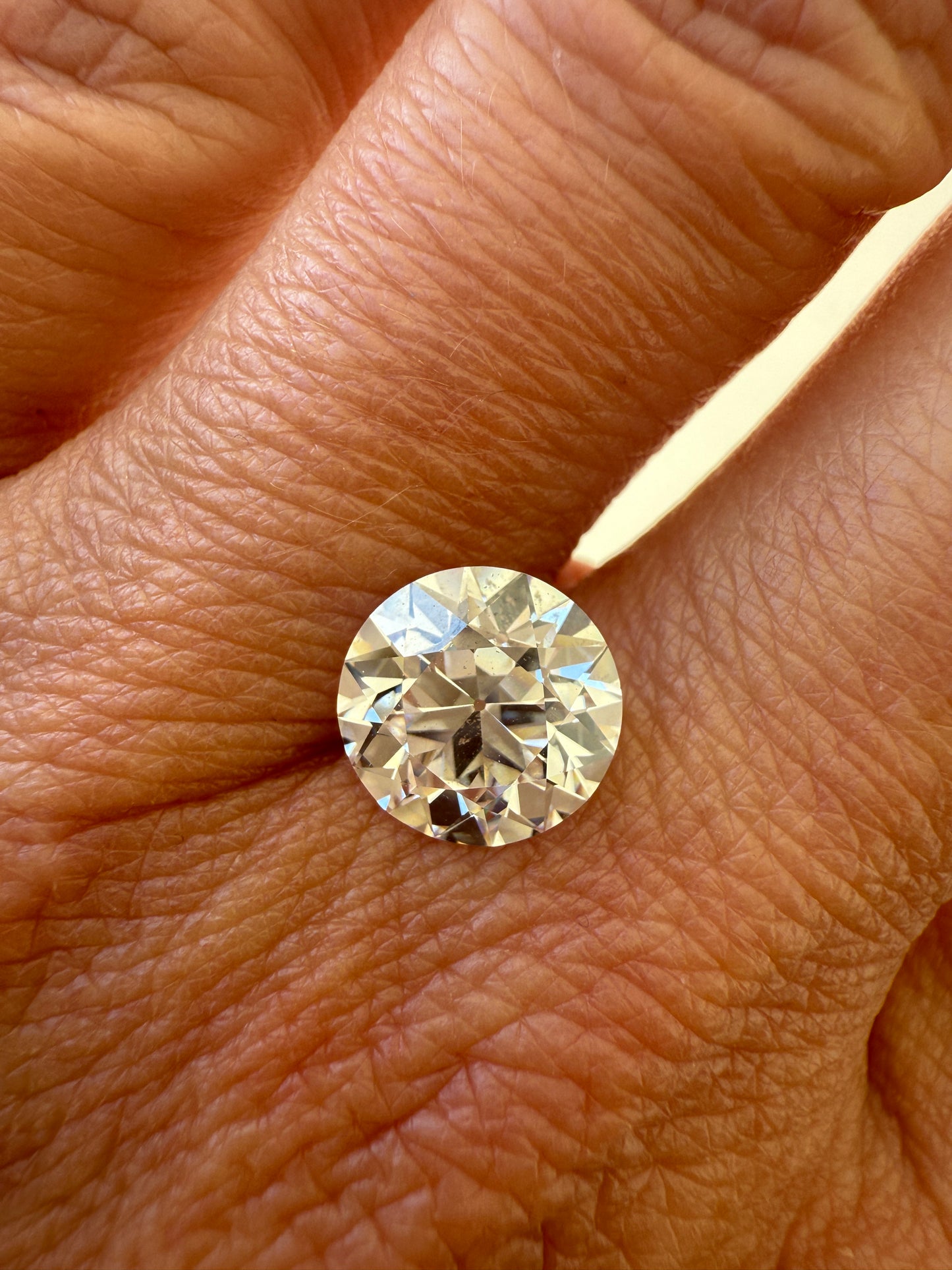 3.04ct European Cut Lab Diamond D VVS2 EX EX