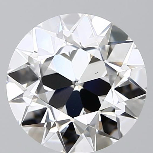 3.05ct European Cut Lab Diamond E VS1 EX EX