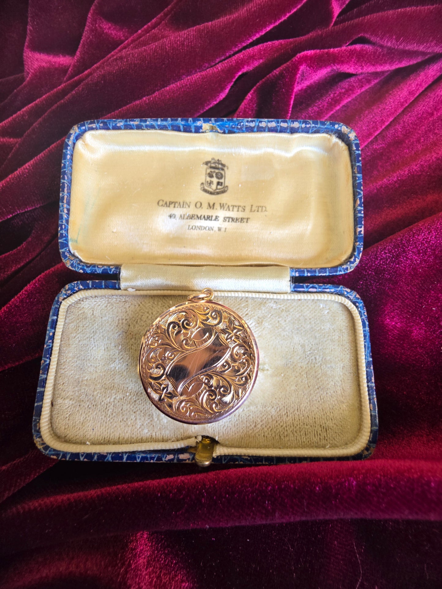 9K Rose Gold Antique Locket from early 1900’s