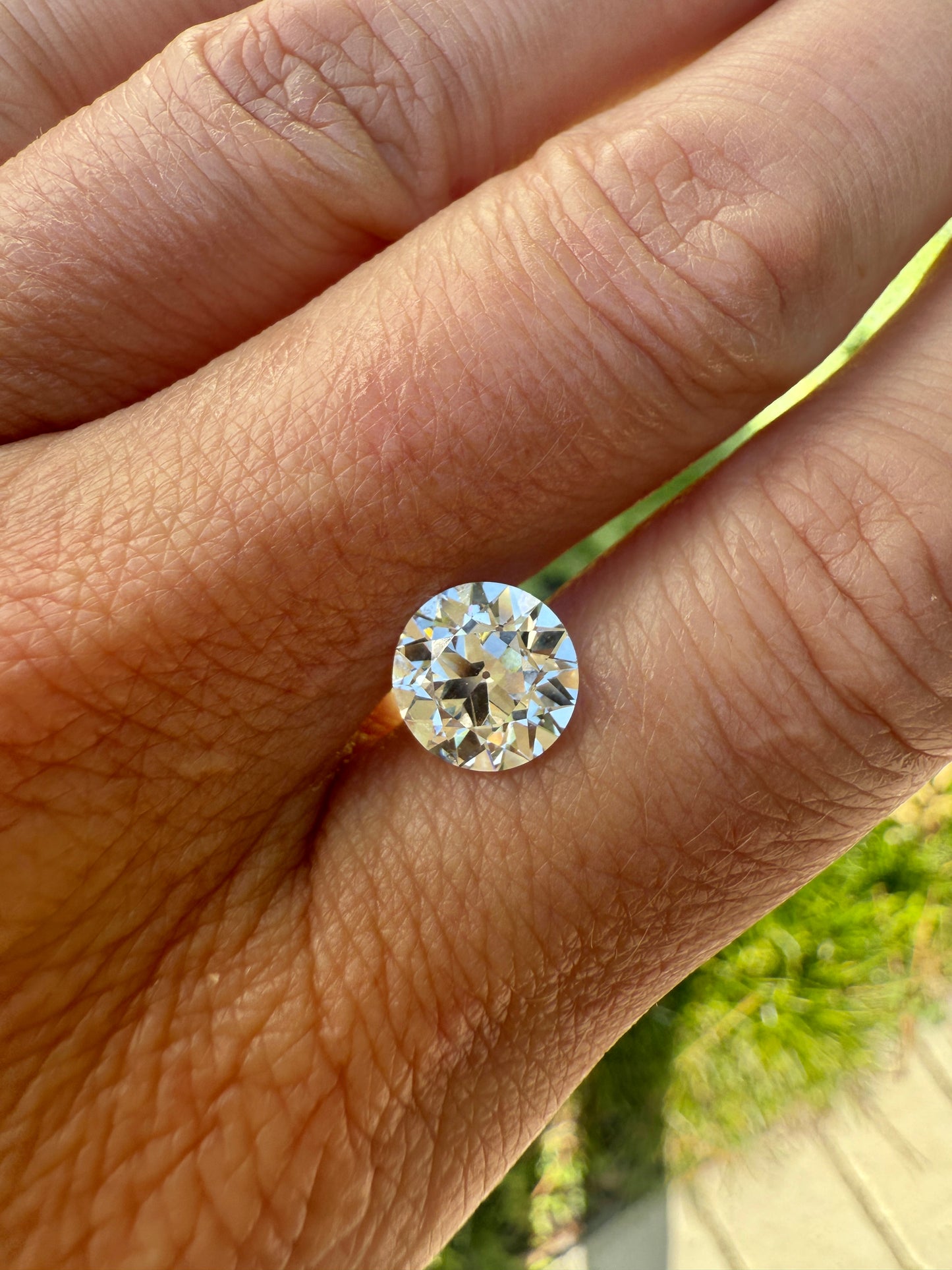 3.04ct European Cut Lab Diamond D VVS2 EX EX