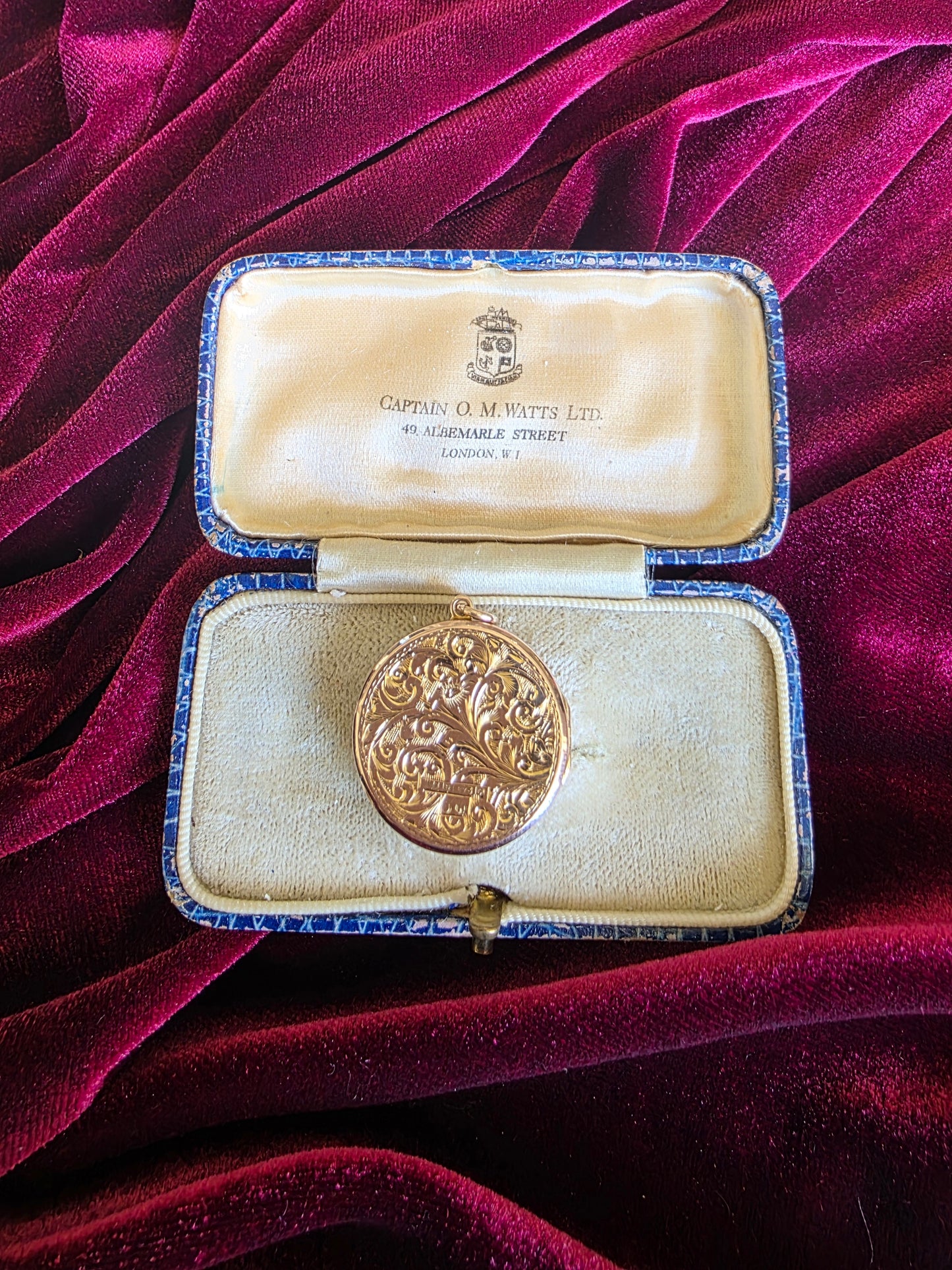 9K Rose Gold Antique Locket from early 1900’s