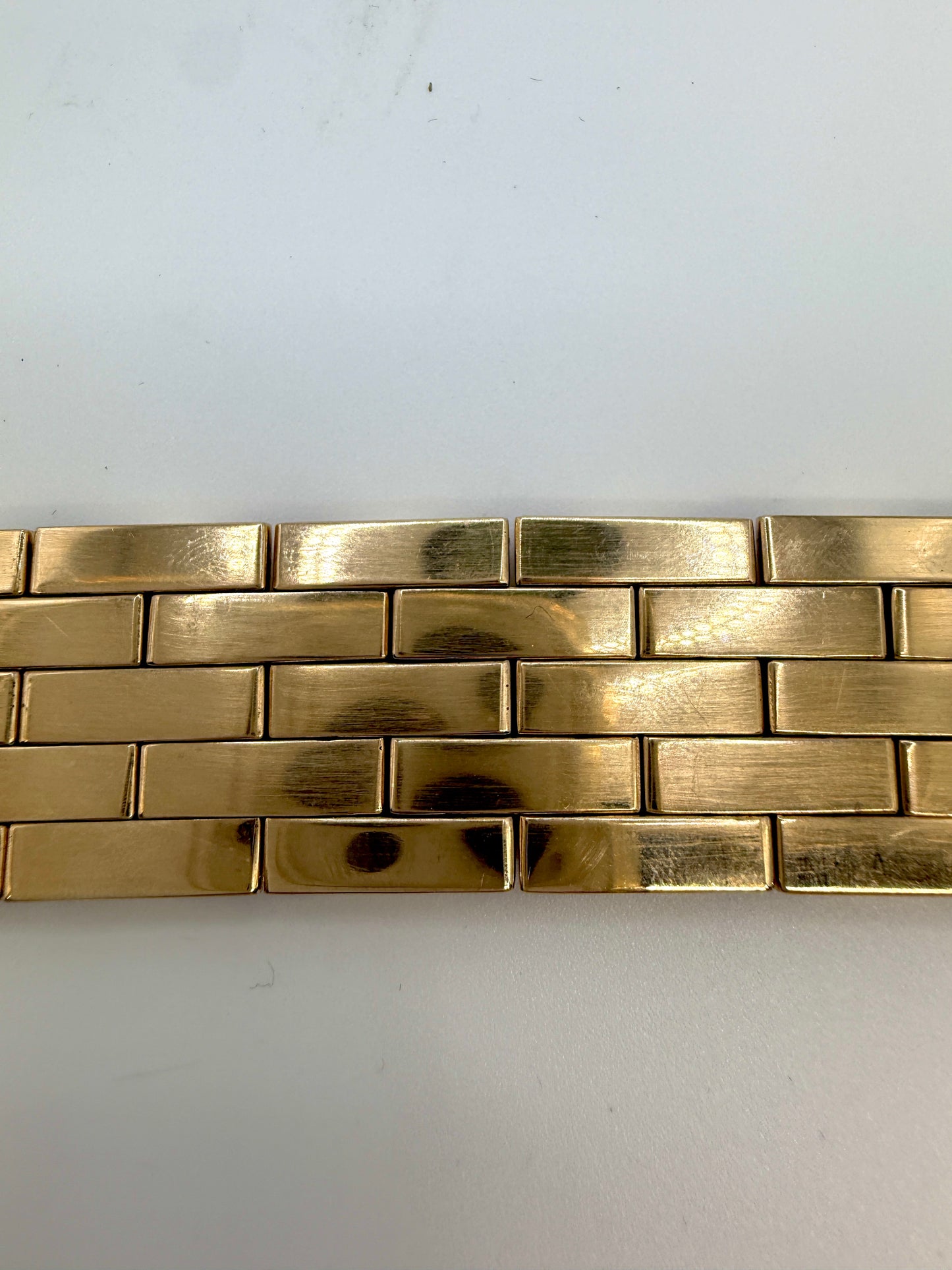 14k Pyramid Link Bracelet