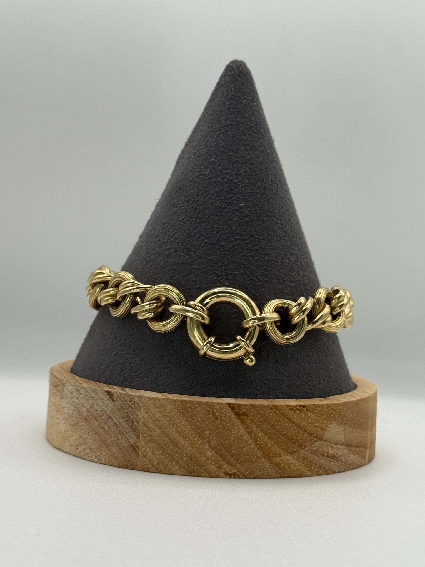 14K Gold Link Bracelet