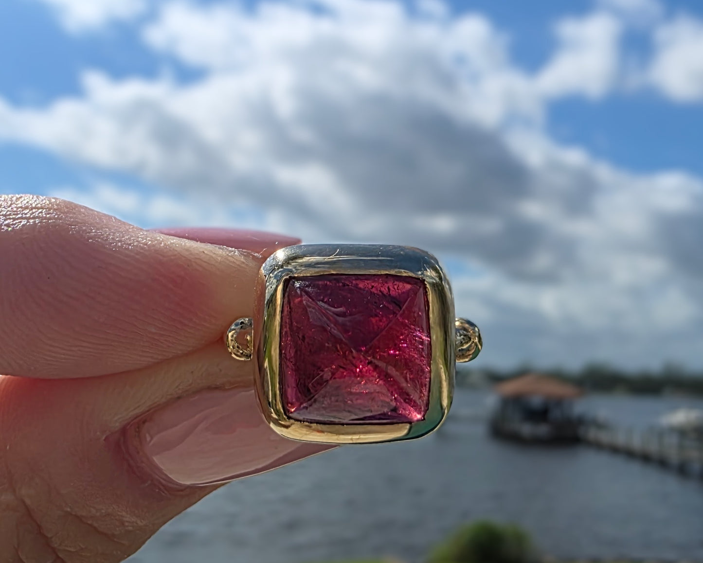 6ct Sugarloaf Rubellite Tourmaline
