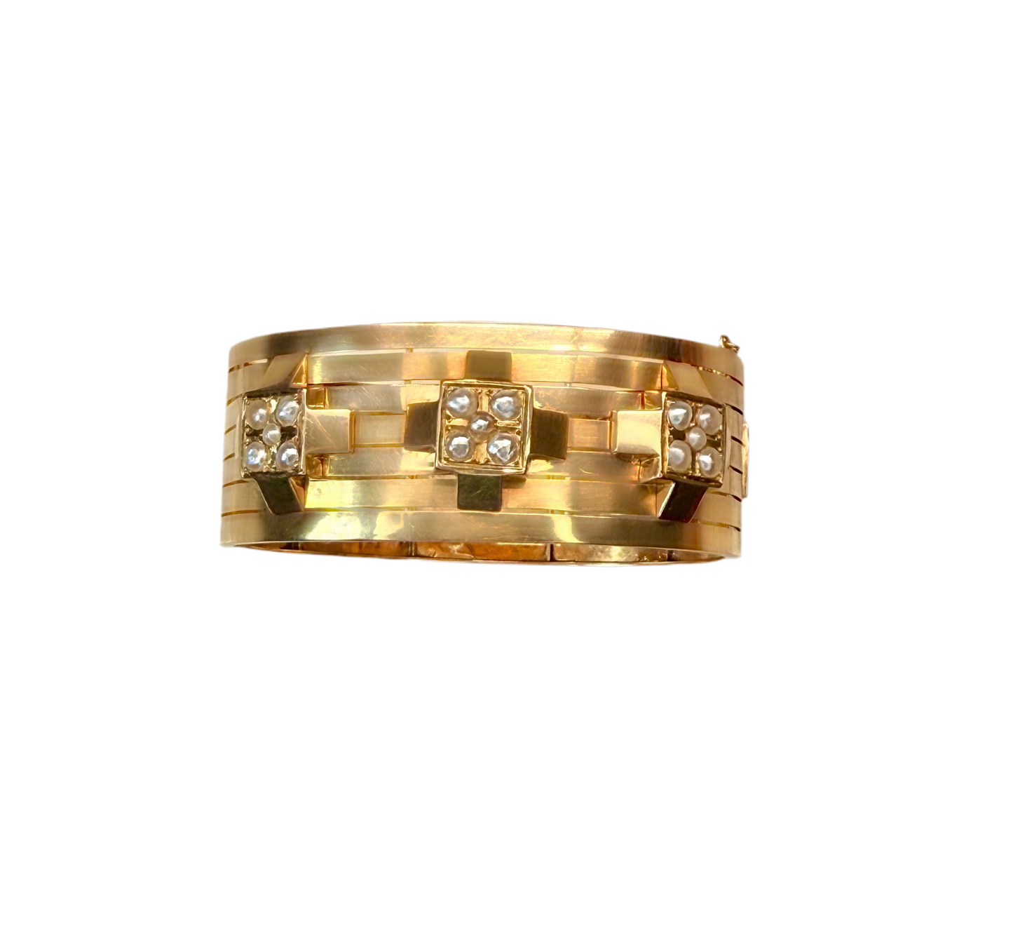 Victorian 18K French Bangle
