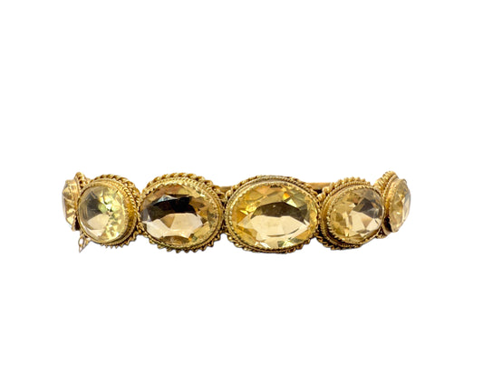 Antique Citrine Bangle