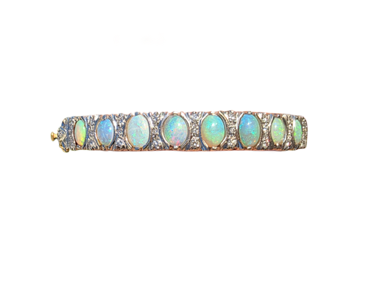 Australian Opal Victorian Bangle
