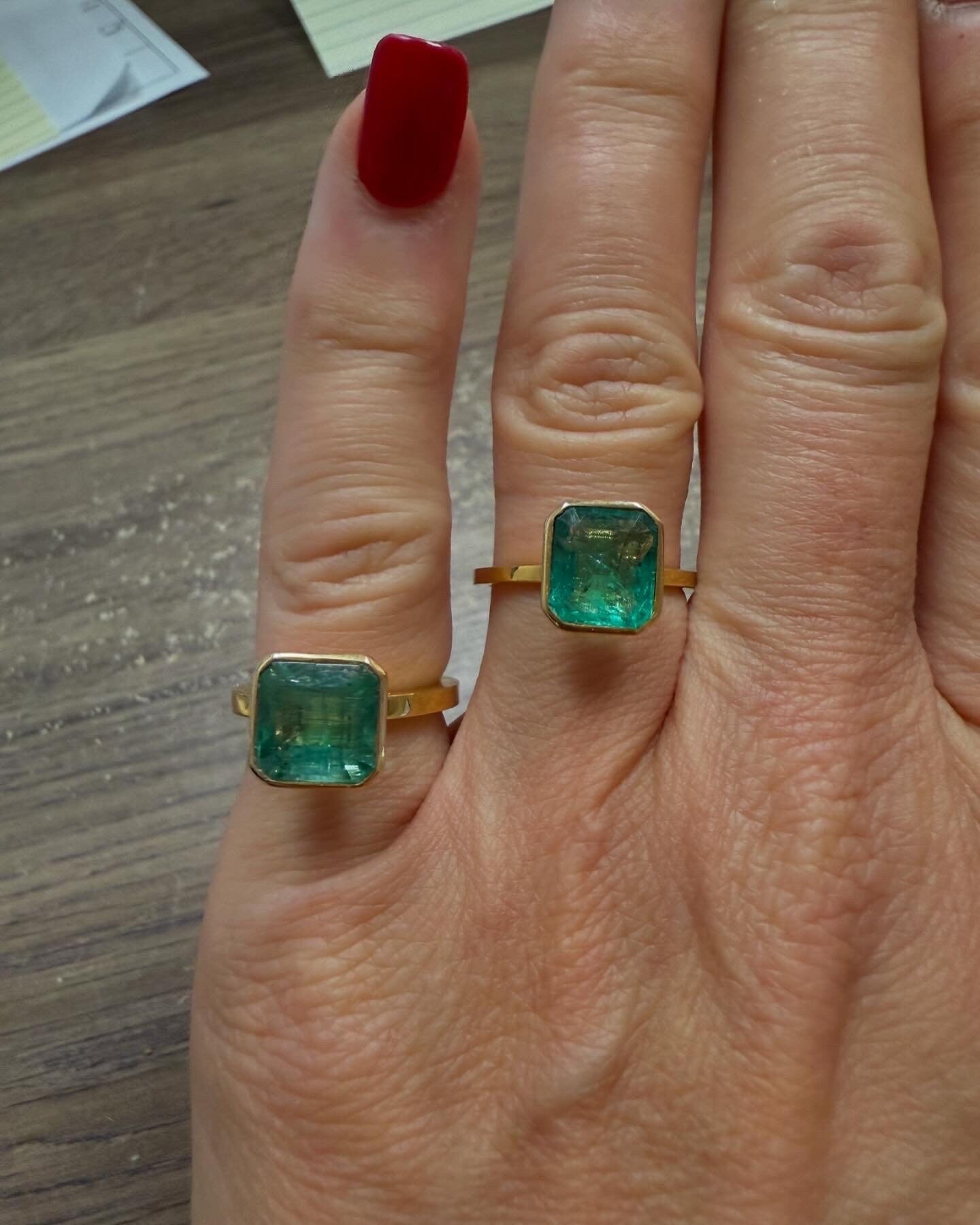 22k Emerald ring