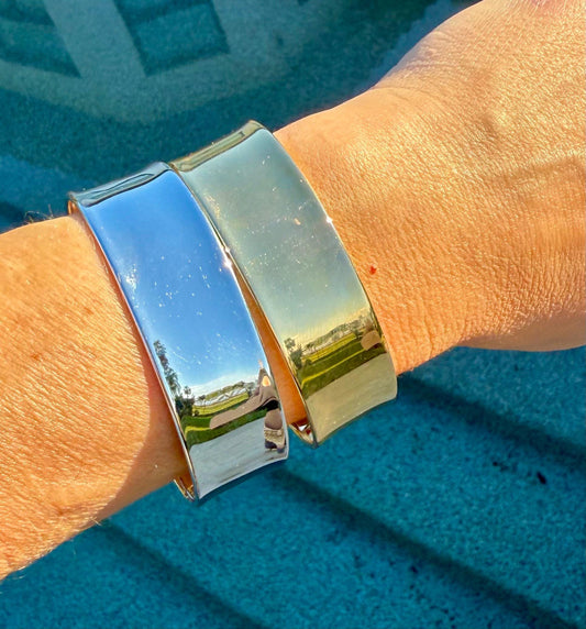 14 K Yellow gold Cuff
