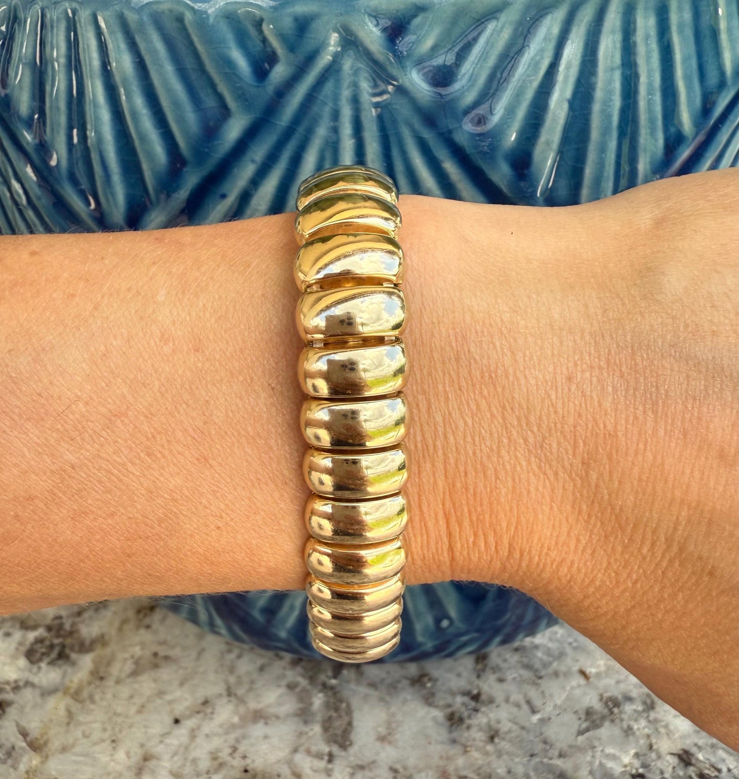 Modern 14K Link Bracelet